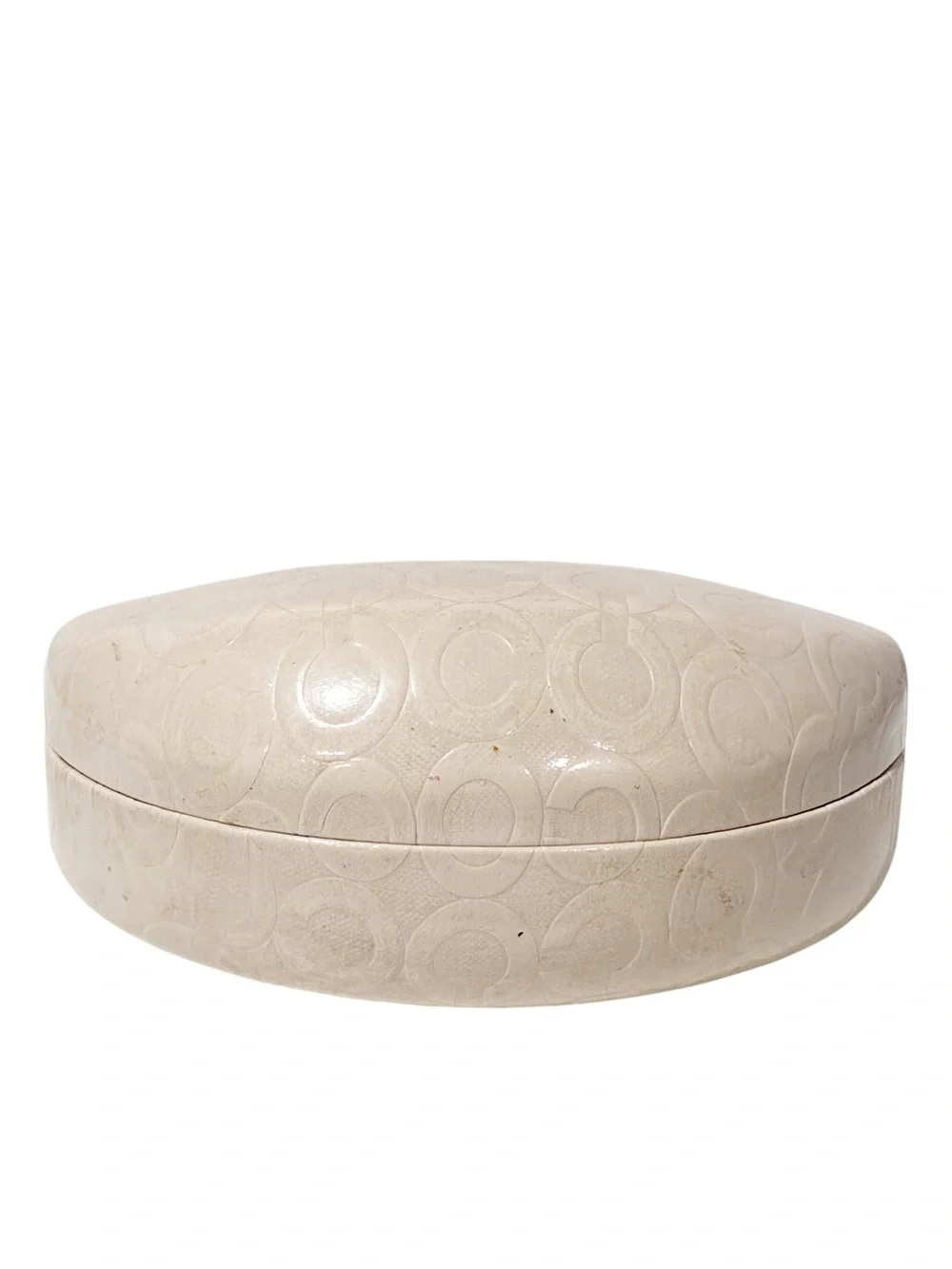 Coach Clamshell Patent Leather Sunglasses Case Holder Accessory